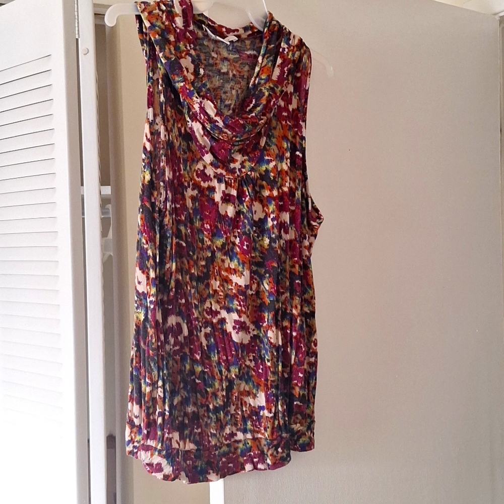 Sleeveless Multicolor Top